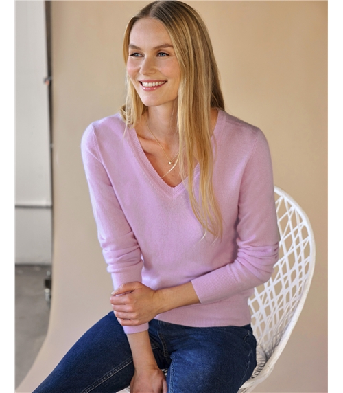 Cashmere V Neck Sweater